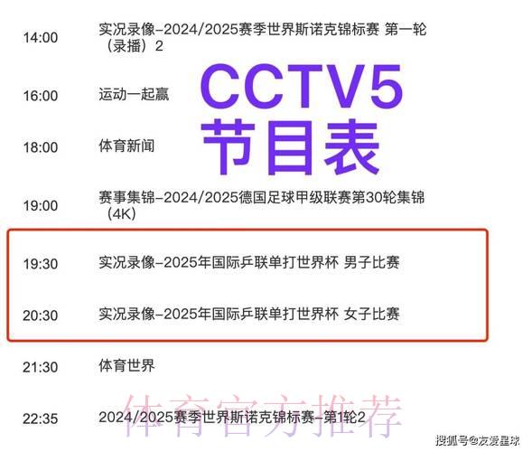 深度解读CCTV5世界杯直播全程安排及精彩赛事亮点