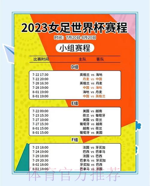 深度解读：中国女足世界杯赛事全程直播指南