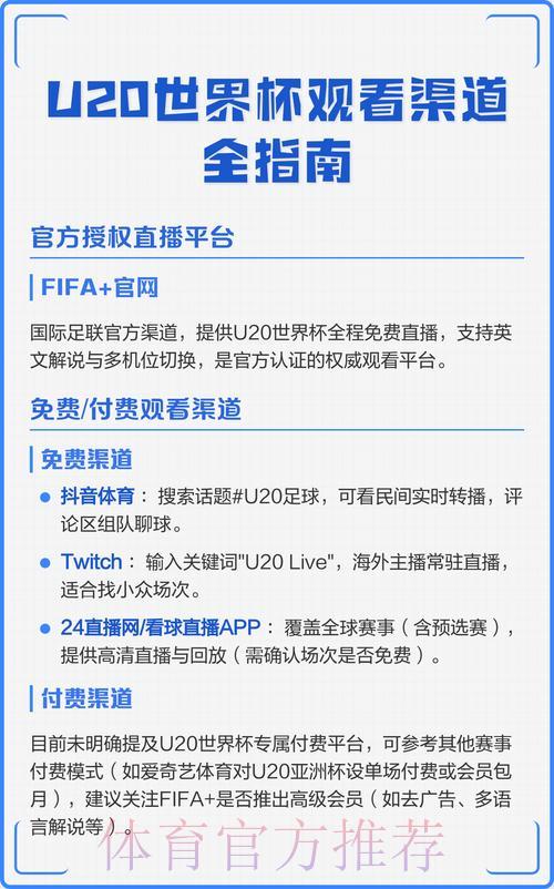世界杯赛事直播平台下载教程与官方访问渠道全面解析